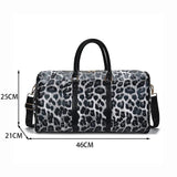 Large Capacity Leopard Print Sports Yoga Bag for Women