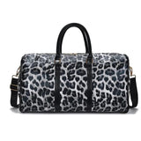 Large Capacity Leopard Print Sports Yoga Bag for Women