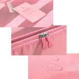 6pcs Travel Organizer Duffel Weekend Bag Families Men Women Luggage Bag