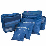 6pcs Travel Organizer Duffel Weekend Bag Families Men Women Luggage Bag