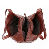 Vintage Leather Large Tote Handbag for Women