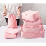 Waterproof Travel Storage Bag 8-Piece Organizer Set