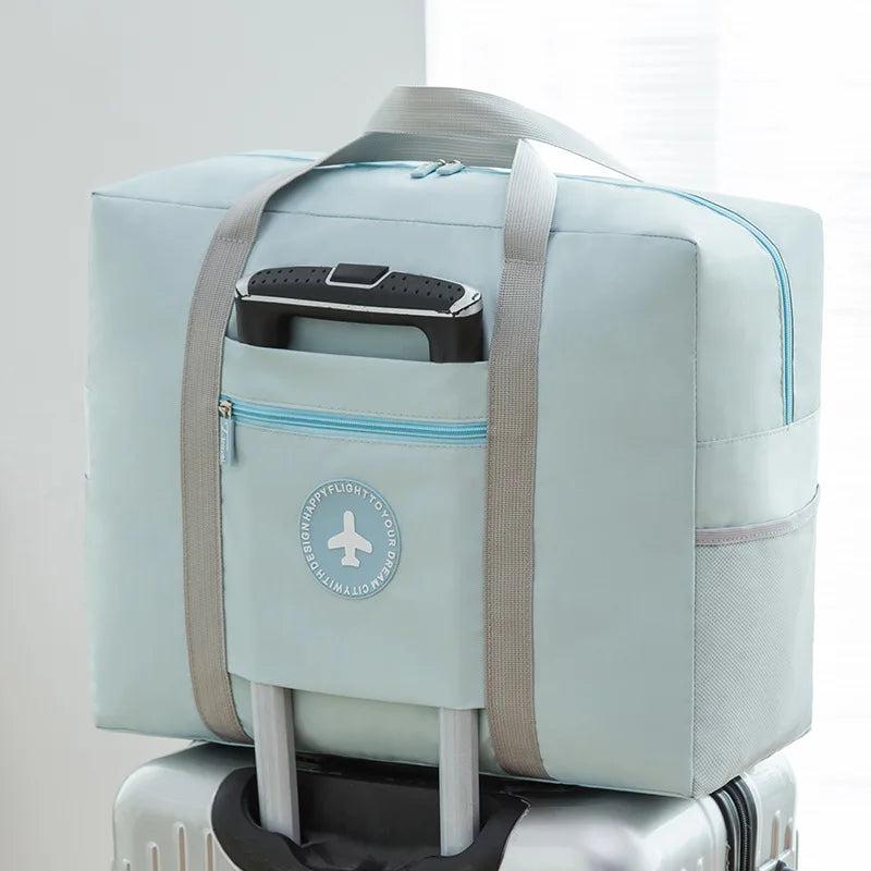 Nylon Travel Bag Large Capacity Waterproof Unisex Luggage