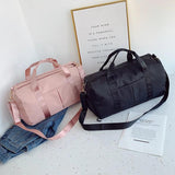 Large Capacity Waterproof Duffel Bag Unisex Nylon Shoulder Handbag Gym Bag