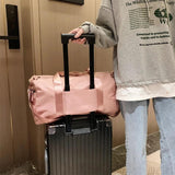 Large Capacity Waterproof Duffel Bag Unisex Nylon Shoulder Handbag Gym Bag