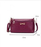 Women's PU Leather Messenger Bag Handbag Purse Shoulder Shopper