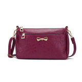 Women's PU Leather Messenger Bag Handbag Purse Shoulder Shopper