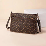Texture Large Capacity Printing Ladies Shoulder Diagonal Bag