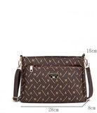 Texture Large Capacity Printing Ladies Shoulder Diagonal Bag