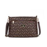 Texture Large Capacity Printing Ladies Shoulder Diagonal Bag