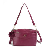 Retro Slung Female Shoulder Bag Underarm Bag Leather Versatile Princess Bag