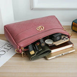 Large Capacity Leather Tote Shoulder Bags Top-Handle Bag