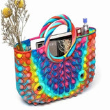 Handbag Pops Fidget Toy Rainbow Push Bubble Dimmer Antistress