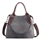 Large Capacity Casual Tote Women's Canvas Handbags