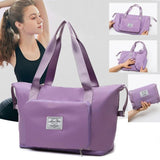 Large Capacity Foldable Travel Bag Gym Shoulder Handbag Yoga