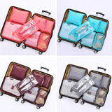 Travel Packing Cube Organiser Bags 7 Piece Set