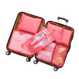 Travel Packing Cube Organiser Bags 7 Piece Set