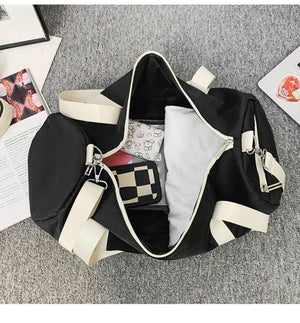 Waterproof Yoga Fitness Bag for Women - Crossbody Sport Bag for Gym Travel