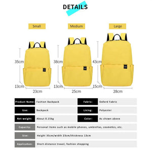 Small Backpack Women School Oxford Bag Laptop Bag Men and Ladies