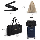 Simple Plaid Travel Bag for Women Large-capacity Waterproof Handbag