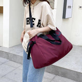 Solid Travel Bag Large Capacity Casual Shoulder Crossbody