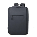 Men's Business Backpack USB Charging Rucksack Waterproof Oxford Cloth 15.6 Inch