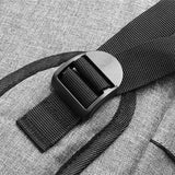 Leisure School Backpack USB Charging Gray Convenient Men's Backpack