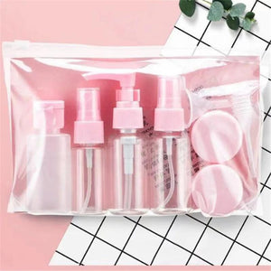 11 Pcs Travel Mini Makeup Cosmetic Bottles Set Face Cream Empty Container