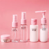 11 Pcs Travel Mini Makeup Cosmetic Bottles Set Face Cream Empty Container