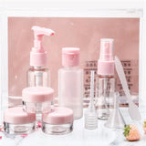 11 Pcs Travel Mini Makeup Cosmetic Bottles Set Face Cream Empty Container
