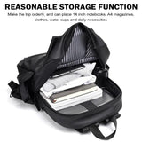 Men's Business Laptop Backpack: Large Capacity Waterproof Bag