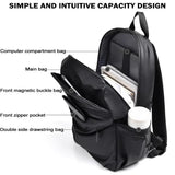 Men's Business Laptop Backpack: Large Capacity Waterproof Bag