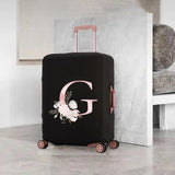 Rose Pink Letter Luggage Cover 18-32 Inch Travel Accessories