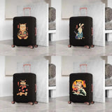 Cat Travel Suitcase Cover Protective Anti-scratch Luggage Cover Dust-proof
