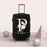 Pinkbx Letter Luggage Cover Protective Cover Dust-proof Elastic 18-32