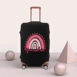 Travel Luggage Cover Elastic Dust Washable Protective Anti-scratch Rainbow