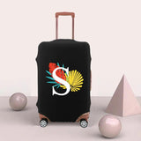 Creative Letter Print Luggage Protector for 18-32 Inch Luggage