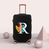 Creative Letter Print Luggage Protector for 18-32 Inch Luggage