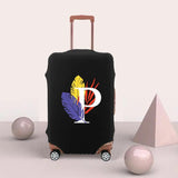 Creative Letter Print Luggage Protector for 18-32 Inch Luggage