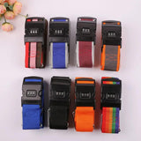 4M Rainbow Packing Luggage Bag with Password Lock & Strap