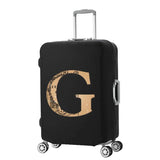 Brown Luggage Cover Anti-scratch Protective Travel Accessory