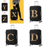 Brown Luggage Cover Anti-scratch Protective Travel Accessory