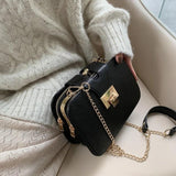 Spring Shoulder Bag Chain Strap Flap Handbag Clutch Bag