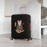 Samurai Cat Luggage Cover Protective Scratch-resistant Dust-proof 18-32 Inch