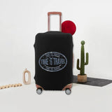 Ticket Stub Print Luggage Cover - Elastic Protective Travel Case
