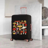 Mushroom Print Luggage Cover 18-32 Inch Washable Travel Protective Dust Cover