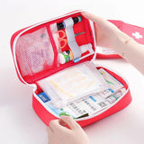 Portable Storage Bag First Aid Emergency Medicine Outdoor Pill Survival