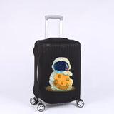 Astronaut Pattern Luggage Cover Protects 18-32 Inch Suitcases