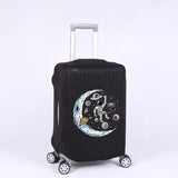 Astronaut Pattern Luggage Cover Protects 18-32 Inch Suitcases