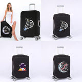 Astronaut Pattern Luggage Cover Protects 18-32 Inch Suitcases